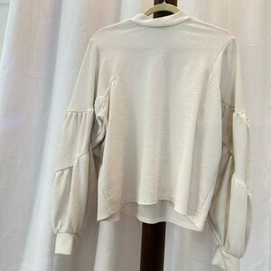 Elegant Cream Women's Top
